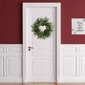 Northlight 28in. Frosted Mixed Pine & Cedar Christmas Wreath - image 3