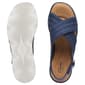 Womens Clarks® Collections Clara Cove Textile Wedge Sandals - image 6