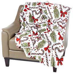Ashley Cooper™ Candy Cane Lane Plush Throw
