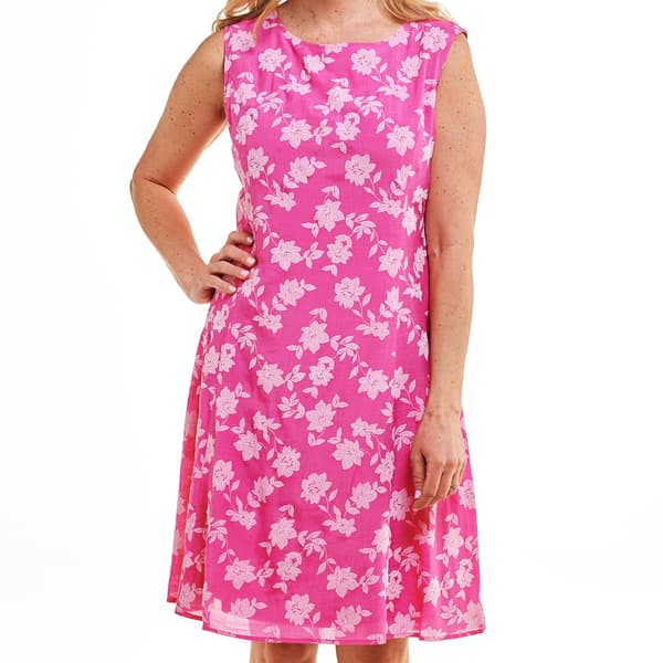 Womens Harper 241 Sleeveless Floral A-Line Dress