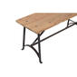 9th & Pike&#174; Beige Metal Industrial Wooden Bench - image 3