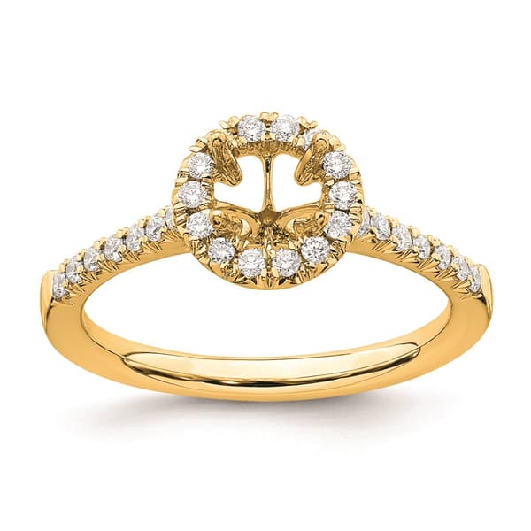 Pure Fire 14kt. Gold Promise Lab Grown Diamond Halo Ring