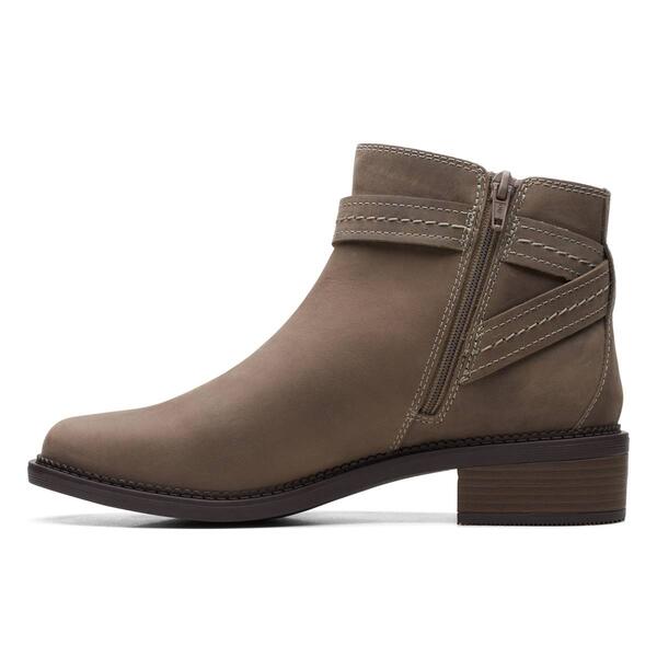 Womens Clarks&#174; Maye Strap Ankle Boots