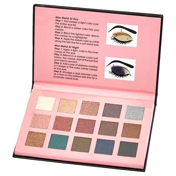 Miss Metal Metallic Eyeshadow Palette
