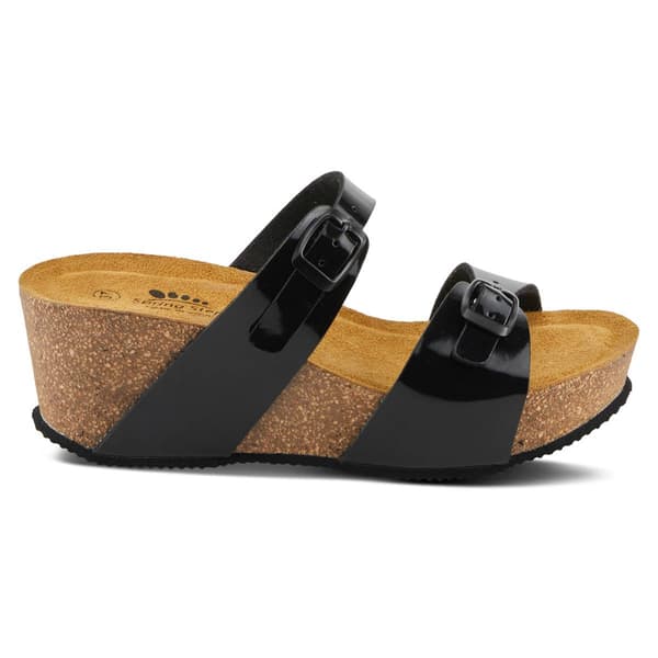 Womens Spring Step Bynum Wedge Sandals