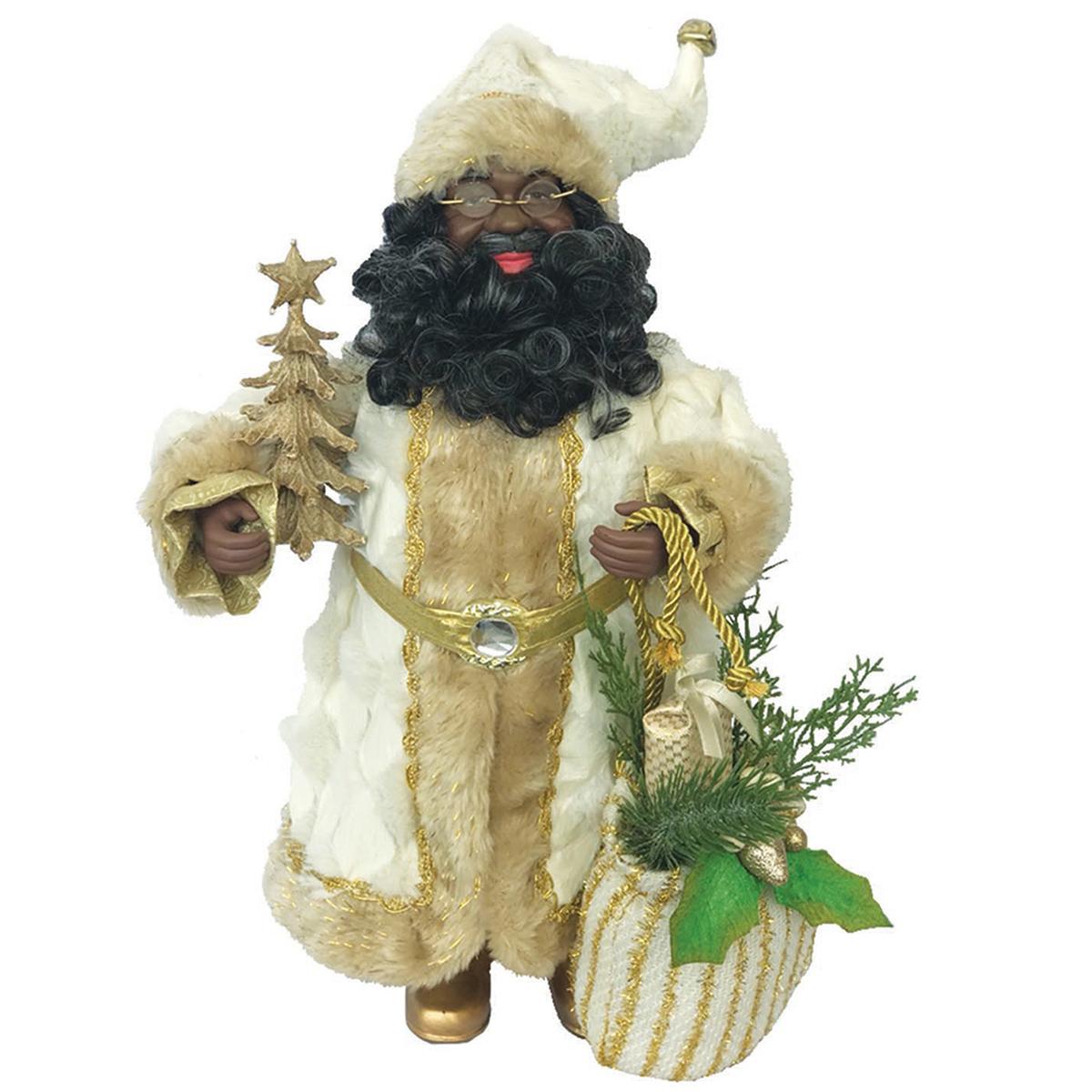 Santa’s Workshop 15in. African-American Splendor Claus...