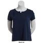 Petite Hasting & Smith Short Sleeve Solid Peasant Tee - image 5
