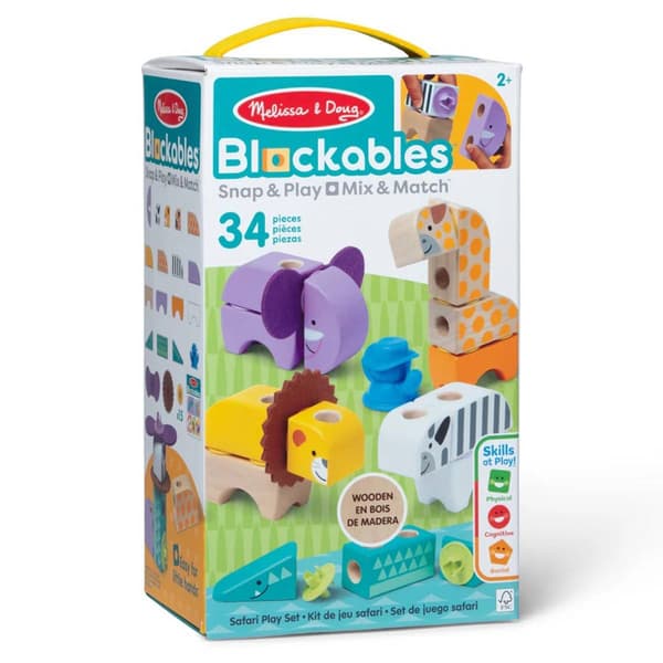 Melissa & Doug® Blockables™ Safari Playset