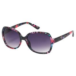 Womens Ashley Cooper(tm) Oversized Floral Square Sunglasses