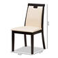 Baxton Studio Evelyn Dining Chairs - Set of 2 - image 7