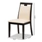 Baxton Studio Evelyn Dining Chairs - Set of 2 - image 7