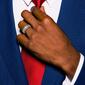 Mens Endless Affection&#8482; 8mm Grooved Satin Edge Wedding Band - image 5