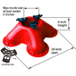 Northlight Clamping Christmas Tree Stand - For Trees up to 7ft. - image 4