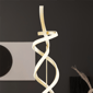 Infibrite Golden 59in. Swirl LED Stepless Dimming Floor Lamp - image 2