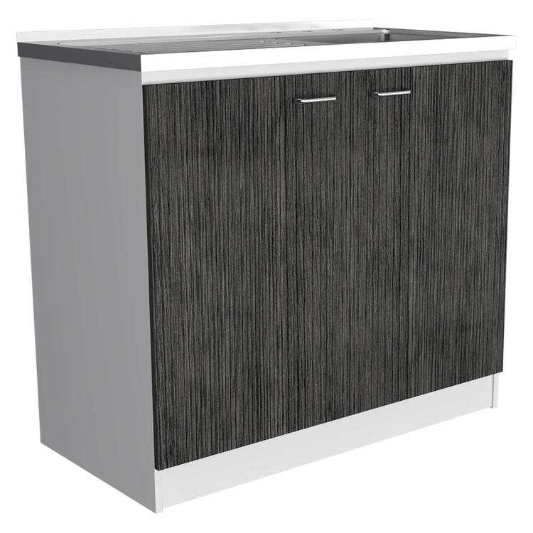 FM FURNITURE Oklahoma Two-Tone Utility Sink & Cabinet
