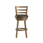 HH2 Home Ronan Slat Ladder Back Adjustable Height Swivel Stool - image 3