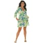 Plus Size J Valdi Antigua Pullover Hood Tunic Cover-up - image 2