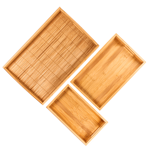 BergHOFF Bamboo 3pc. Serving Tray Set