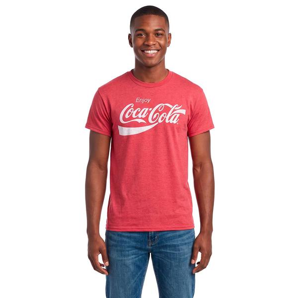 Young Mens Enjoy Coca-Cola Vintage Graphic Tee