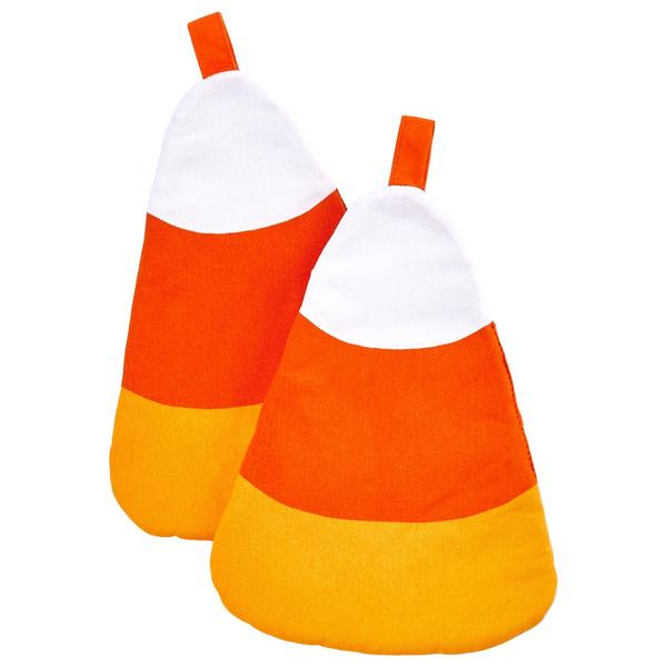 Candy Corn 2pk Pot Holders - image 