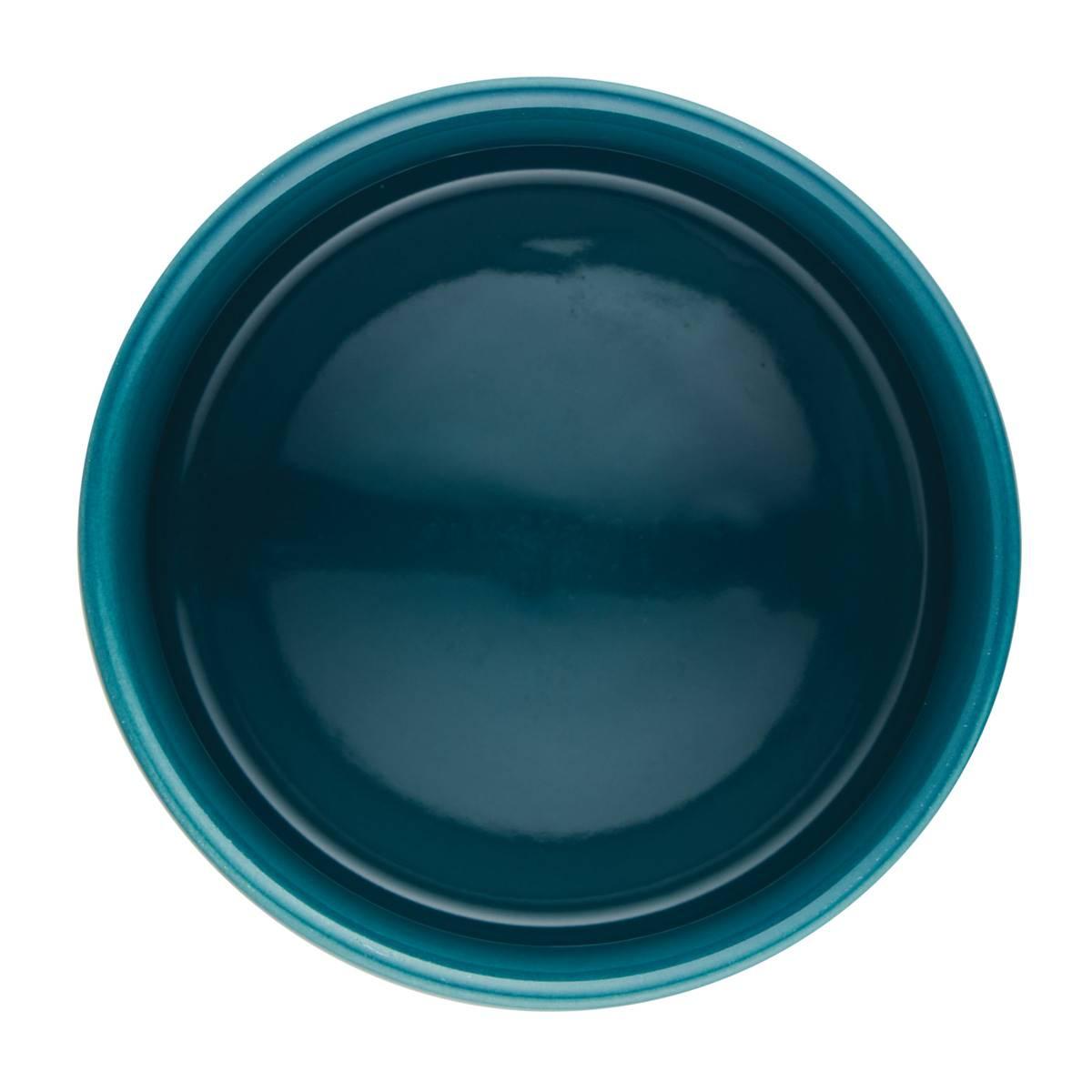 Rachael Ray 2pc. Ceramic Stacking Spice Box Set w/Lid-Teal Blue