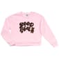 Girls (7-16) Jolie & Joy Good Vibes Long Sleeve Fleece Crewneck - image 2