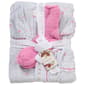 Womens Laura Ashley&#174; Hearts Fleece Notch Collar Pajama Set - image 2