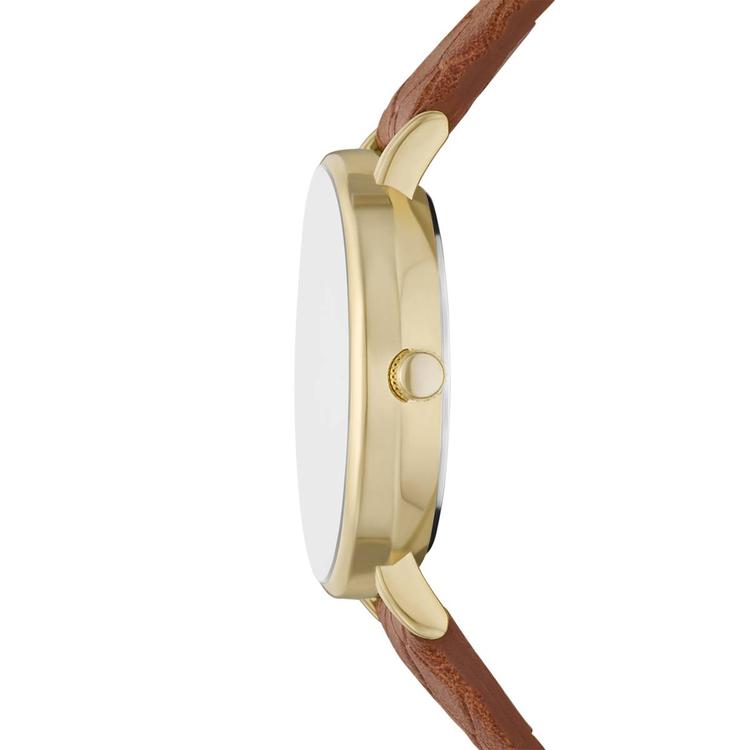 Womens Folio Gold-Tone Three Hand Watch Gift Set - FMDFL2052