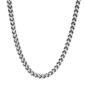 Mens Perry Ellis Stainless Steel Franco Chain Necklace - image 1