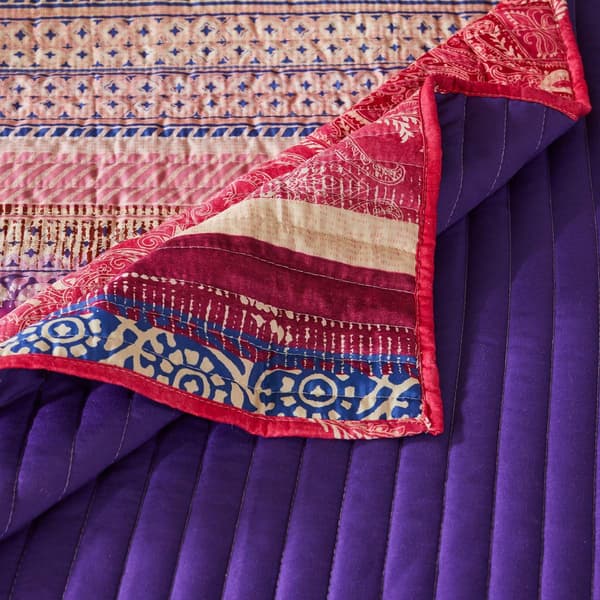 Greenland Home Fashions&#8482; Aurora Mid-Century Boho Pink Quilt Set