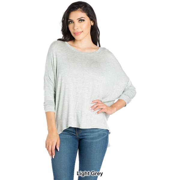Womens 24/7 Comfort Apparel Oversized Dolman Tee