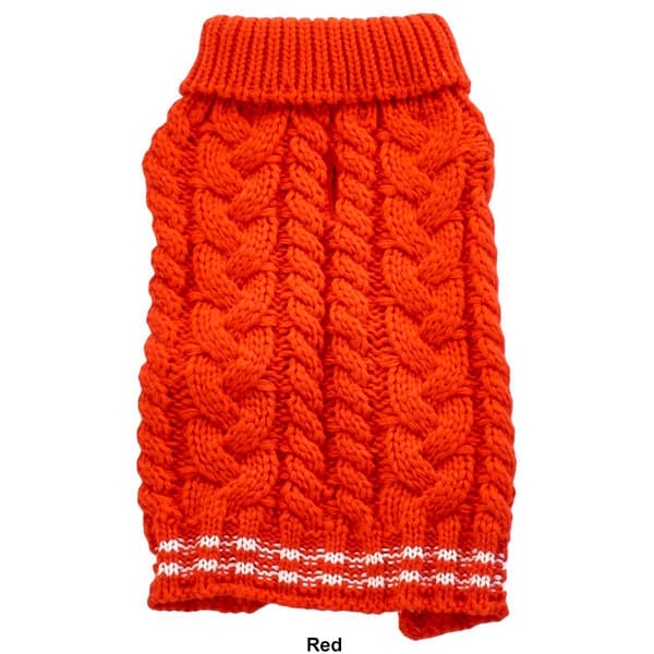 Northpaw Cable Knit Pet Sweater