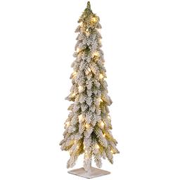 National Tree Pre-Lit 36in. Snowy Downswept Forest Tree