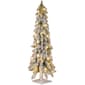 National Tree Pre-Lit 36in. Snowy Downswept Forest Tree - image 1
