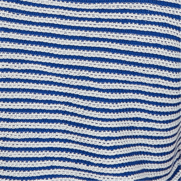 Womens Ruby Rd. Game of Luxe Short Sleeve Stripe Sweater