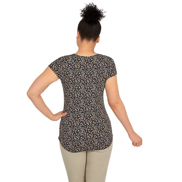 Womens Emaline Key Items Laced Notch Neck Top