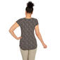 Womens Emaline Key Items Laced Notch Neck Top - image 2