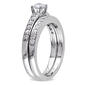 Loveblooms&#8482;  Round White 1/2ctw. Diamonds Bridal Ring Set - image 2