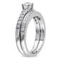 Loveblooms™  Round White 1/2ctw. Diamonds Bridal Ring Set - image 2