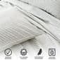 FreshFolds Evette Premium Striped Microfiber Sheet Set - image 6