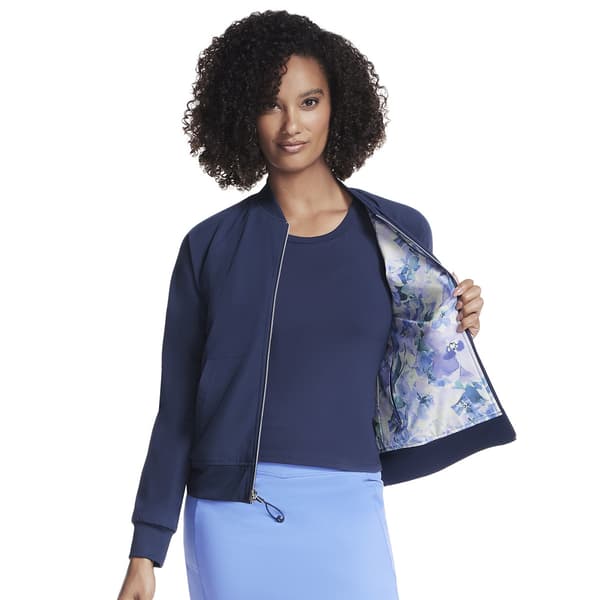 Womens Sketchers GO WALK Seascape Floral Reversible Jacket - image 