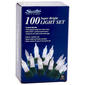 Sienna Super Bright Clear Color 100 Light Set with Green Wire - image 1