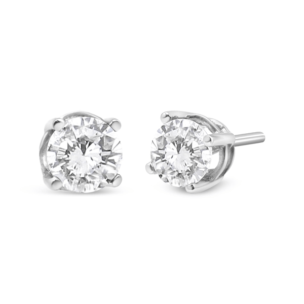Haus of Brilliance 3/4ctw Lab Grown Diamond Classic Stud Earrings