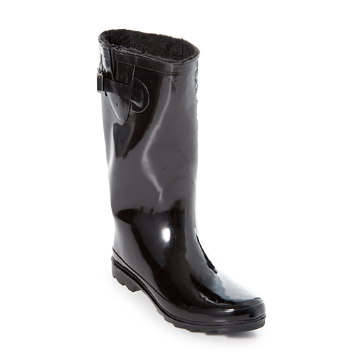 fur lined rain boots for women