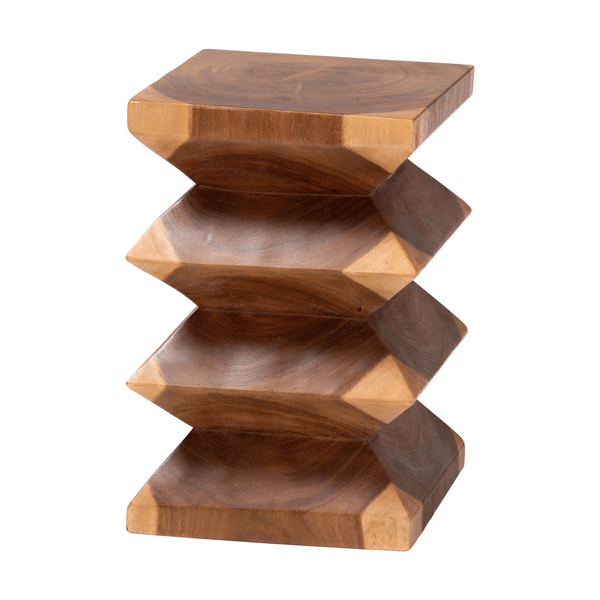 bali & pari Malati Solid Suar Wood End Table - image 
