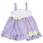 Toddler Girl Rare Editions Daisy Scalloped Seersucker Dress - image 1