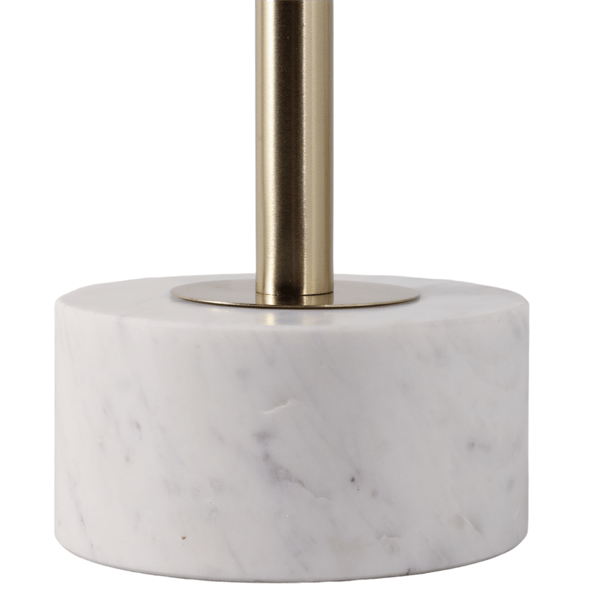 Sagebrook Home Modern Round Marble Top Accent Table