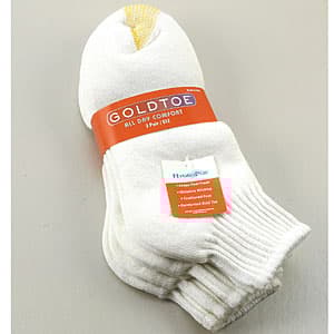 Womens Gold Toe(R)  3pk. AquaFX(R) Quarter Socks - image 