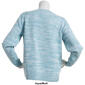 Womens Hasting & Smith Long Sleeve 2Fer Marled Sweater - image 2