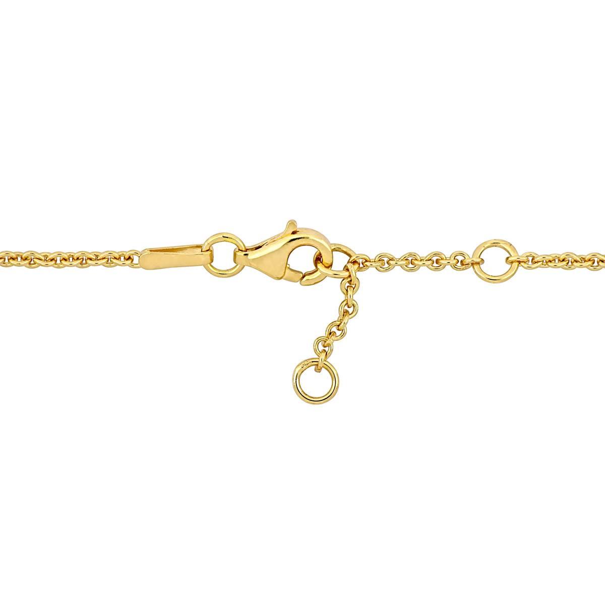 Silver and 18kt. Yellow Gold Plated Mom Charm Bracelet